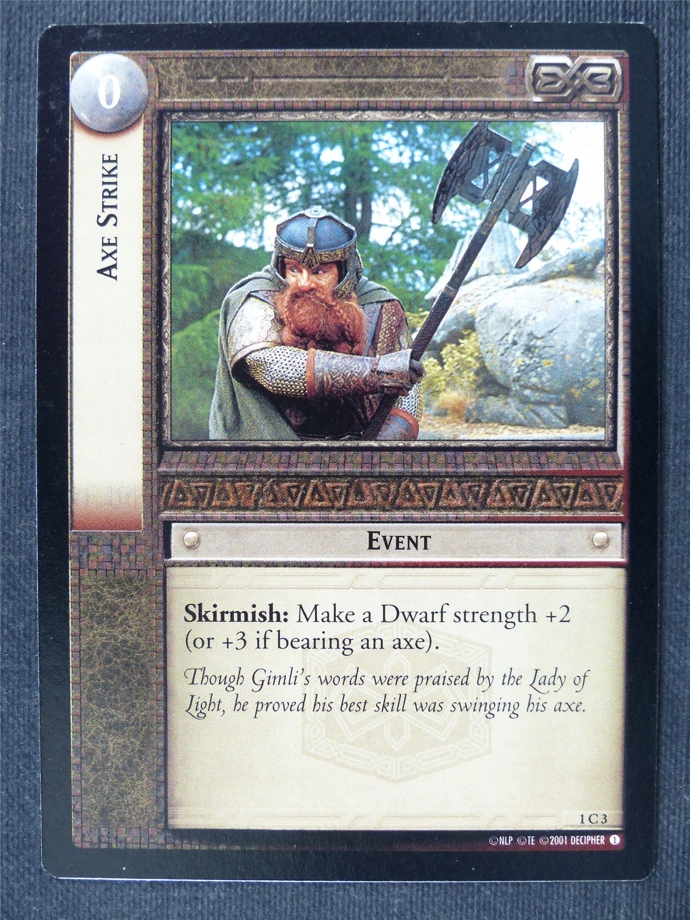 Axe Strike 1 C 3 - LotrR Cards #3GH