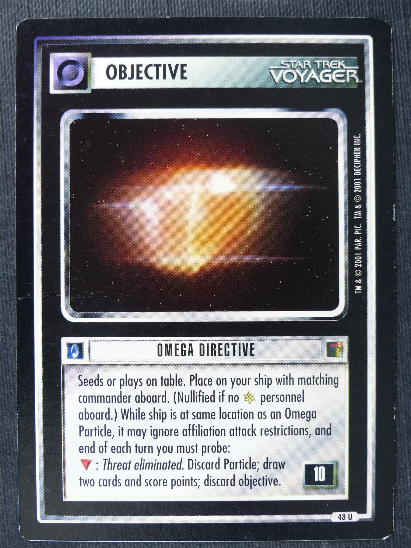 Omega Directive - Voyager - Star Trek Cards #10I