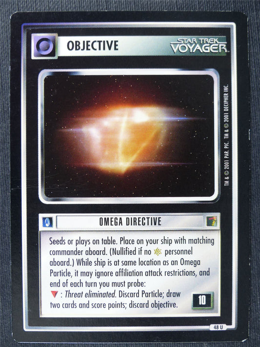 Omega Directive - Voyager - Star Trek Cards #10I