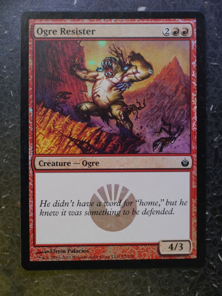 MTG Cards: OGRE RESISTER FOIL # 5C82