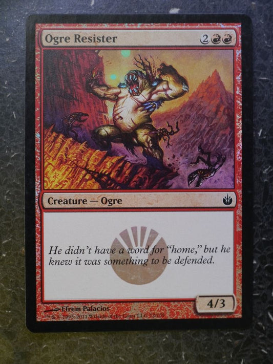 MTG Cards: OGRE RESISTER FOIL # 5C82