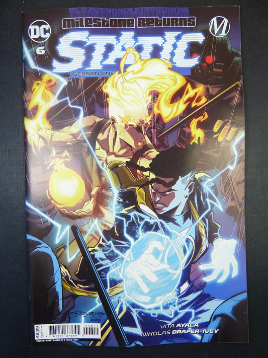 STATIC Season One #6 - May 2022 - DC Comic #7UT