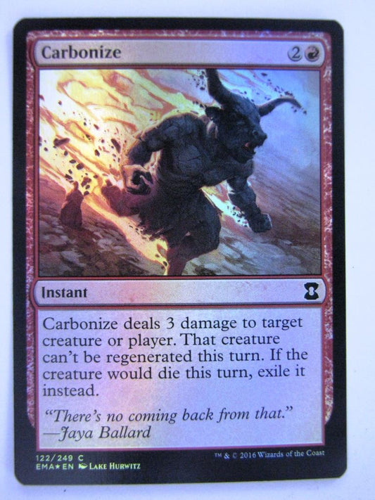 MTG Magic Cards: Eternal Masters: CARBONIZE FOIL # 12A88