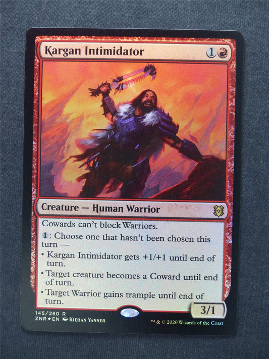 Kargan Intimidator Foil - Mtg Magic Cards #FJ