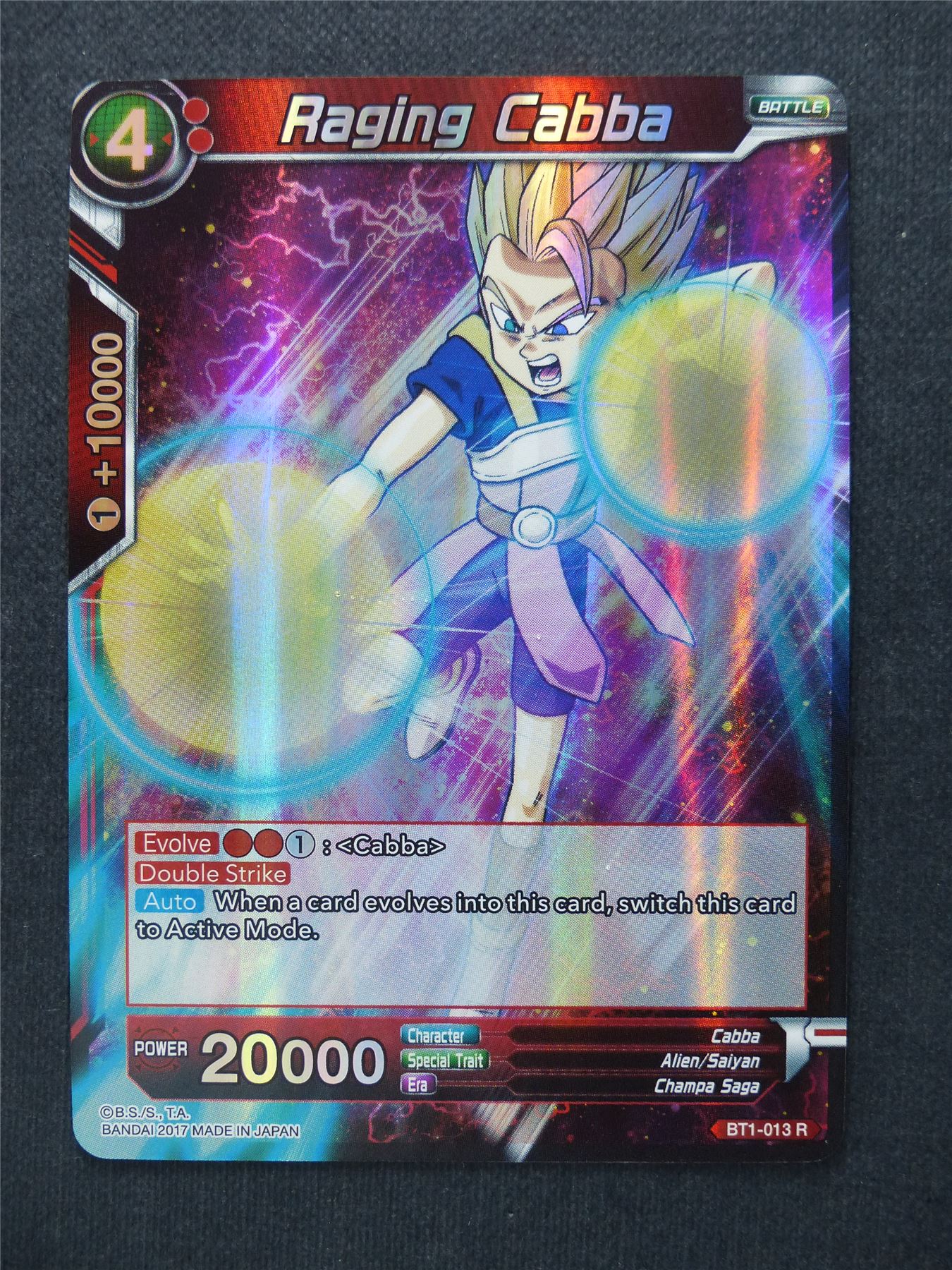 Raging Cabba - Dragon Ball Super Cards #2S