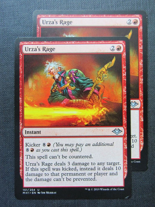 Urza's Rage x2 - Modern Horizons - Mtg Magic Cards # 9H69