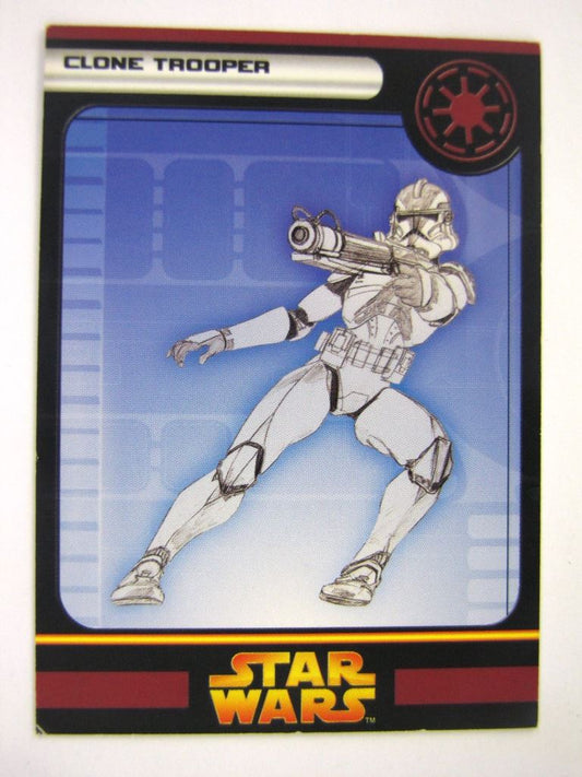 Star Wars Miniature Spare Cards: CLONE TROOPER # 11B67