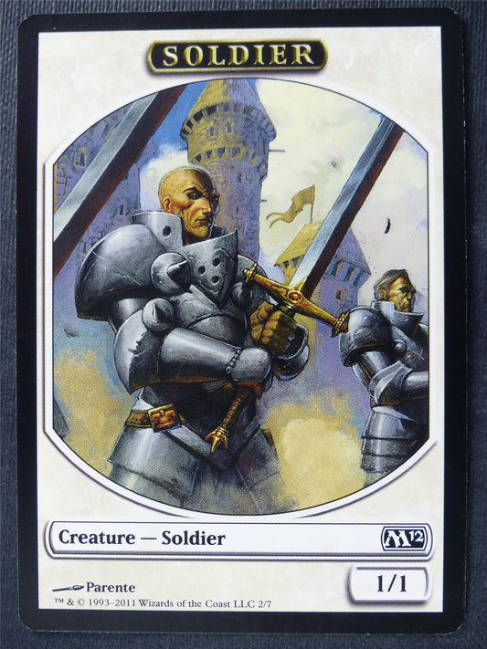 Soldier Token - Mtg Card #4OC