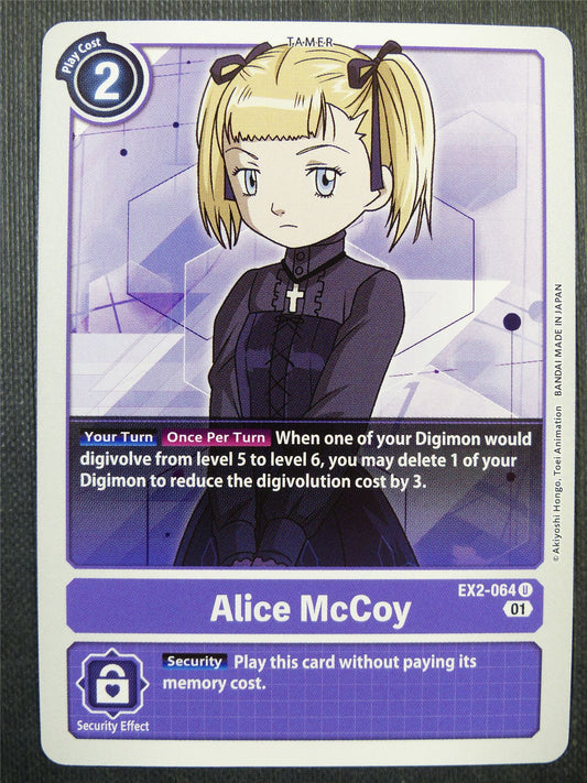 Alice McCoy EX2 - Digital Hazard - Digimon Card #4KQ