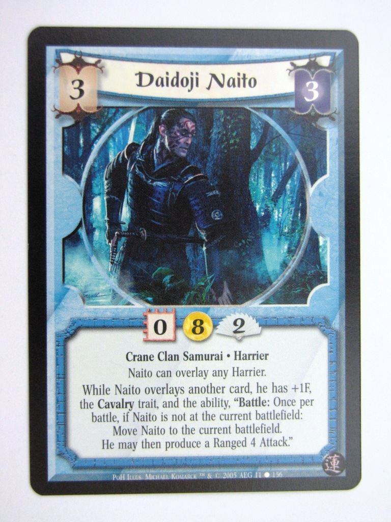 Vintage L5R Cards: DAIDOJI NAITO # 27G73