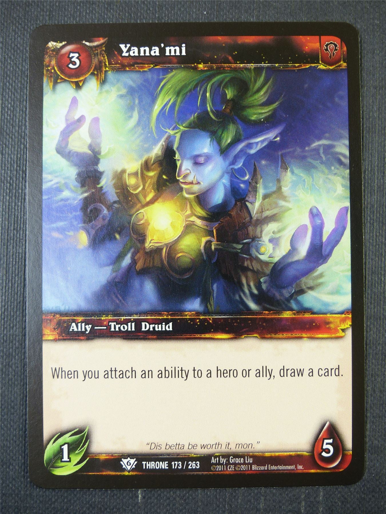 Yana'mi 173/263 - WoW Card #1B8