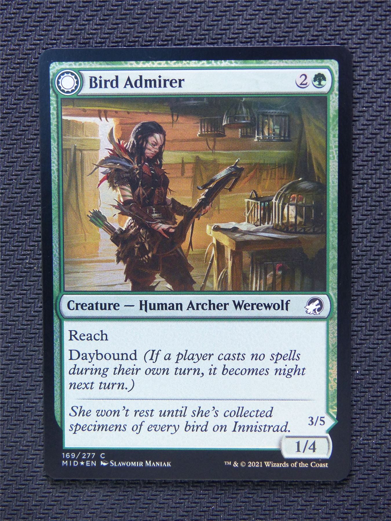 Bird Admirer Wing Shredder Foil - Innistrad - Mtg Card #3O8