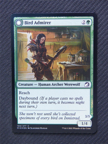 Bird Admirer Wing Shredder Foil - Innistrad - Mtg Card #3O8