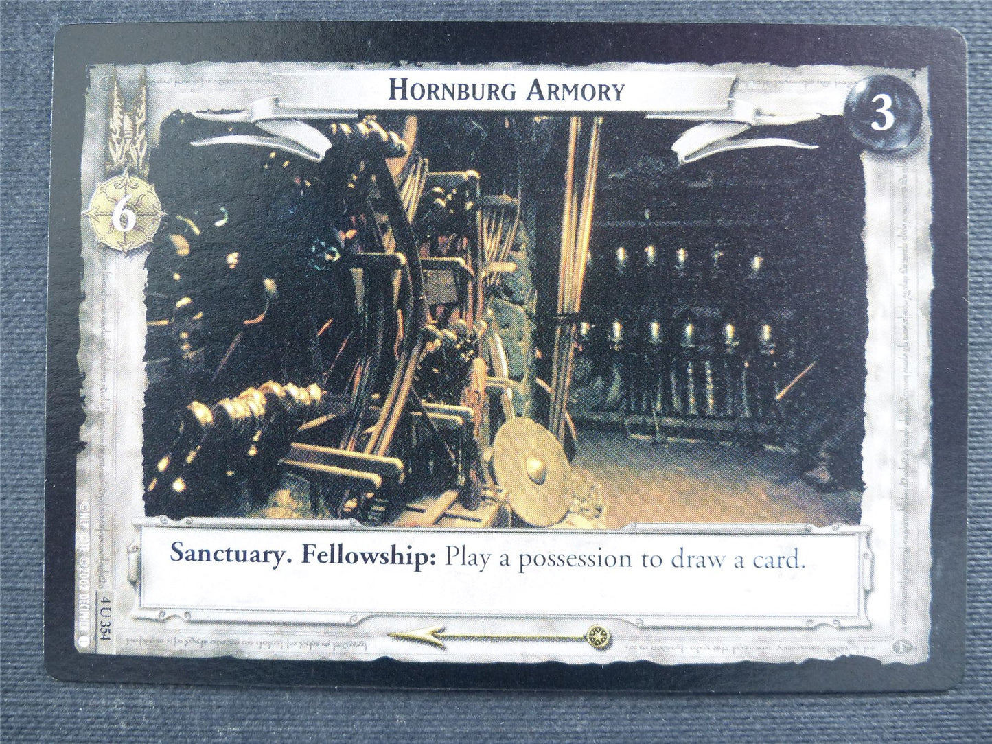 Hornburg Armory 4 U 354 - LotR Cards #2XM