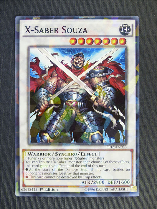 X-Saber Souza SP15 Mosaic Rare - 1st ed - Yugioh Cards #TE