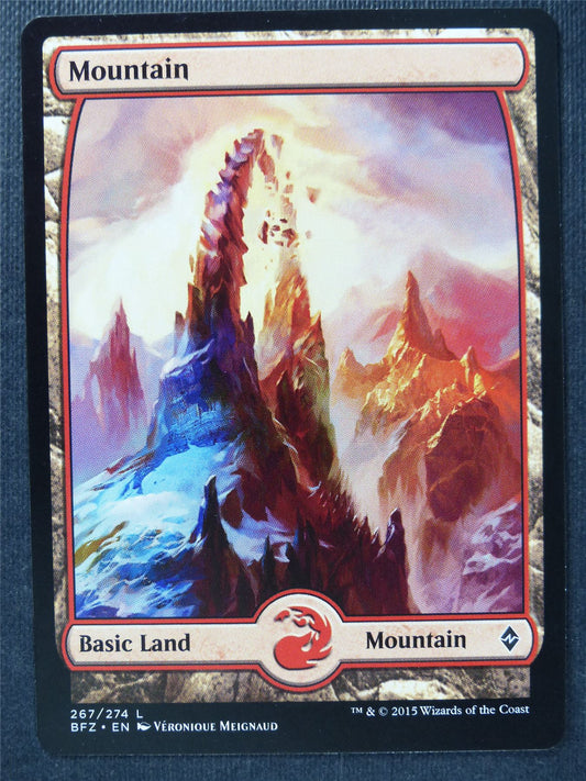 Mountain 267/274 Full Art - Mtg Magic Cards #B7