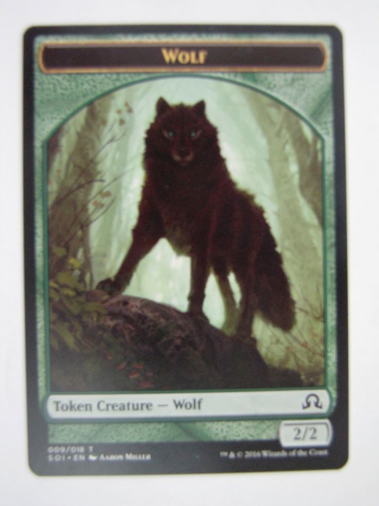 MTG Magic Cards: WOLF TOKEN # 10A30