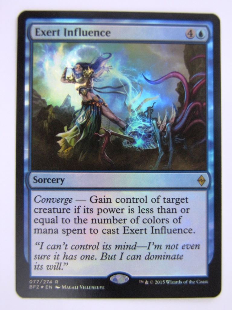 MTG Magic Cards: EXERT INFLUENCE FOIL # 1F61
