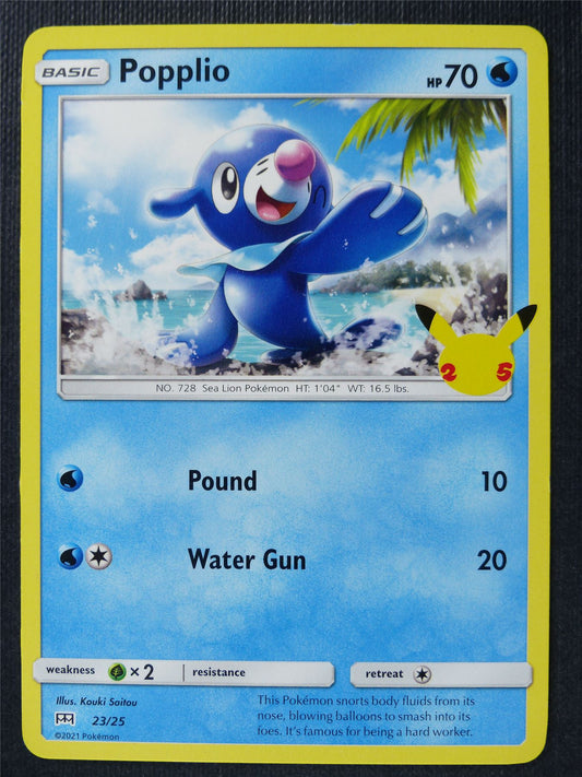 Popplio 23/25 McDonalds Promo - Pokemon Card #3LU