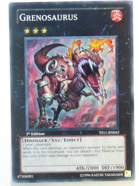 YU-GI-OH yugioh CCG - GRENOSAURUS YS11