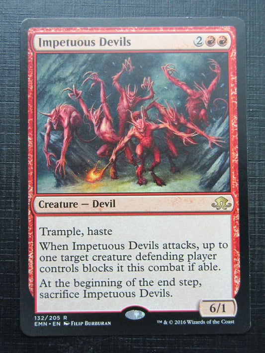 MTG Magic Cards: IMPETUOUS DEVILS # 17G59