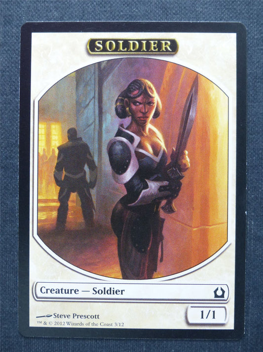 Soldier Token - Mtg Magic Card #99