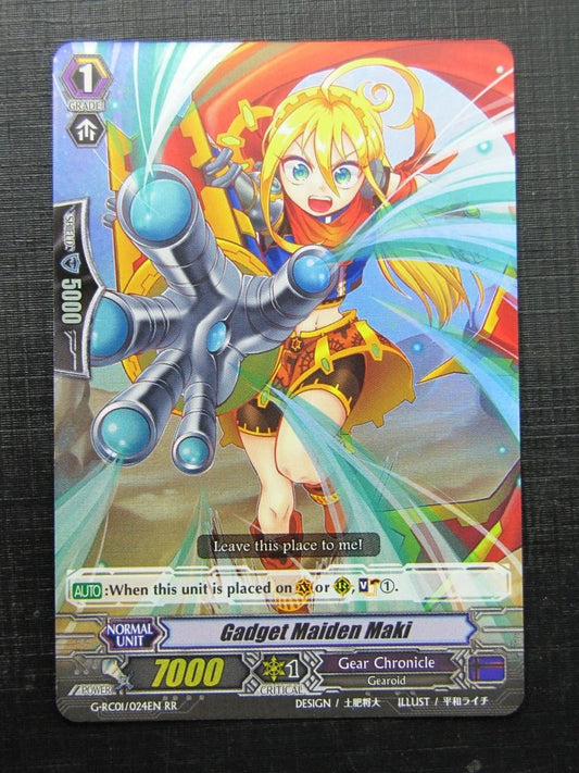 Vanguard Cards: GADGET MAIDEN MAKI G-RC01 RR # I45