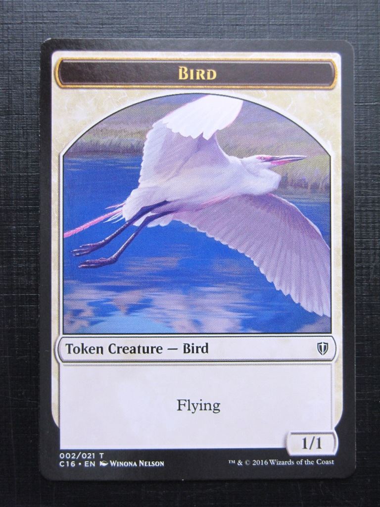 MTG Magic Cards: SPIRIT/BIRD TOKEN # 26D12