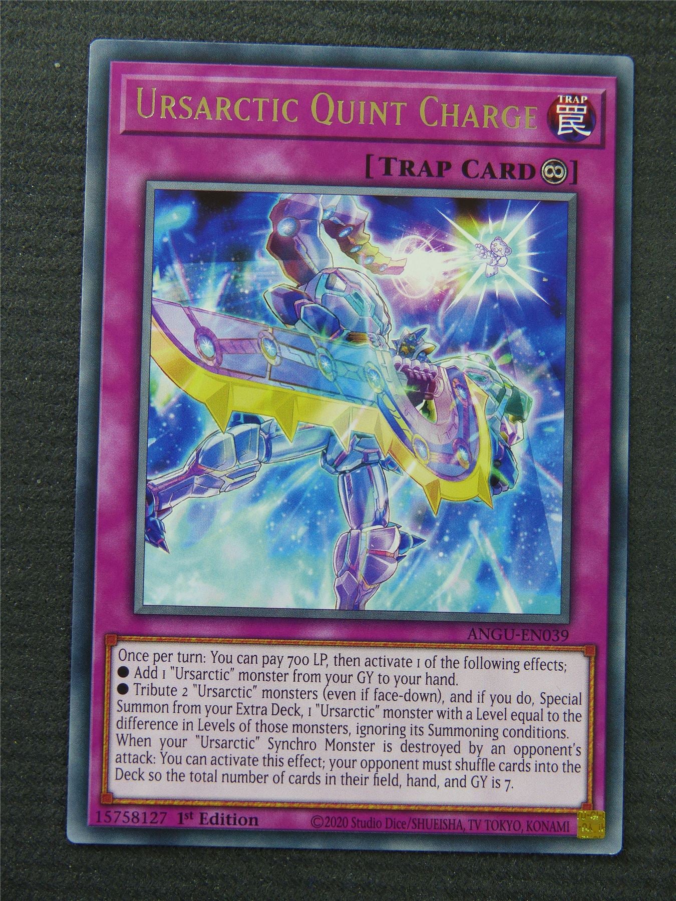 Ursarctic Quint Charge ANGU Rare - 1st Edition - Yugioh Card #1PP