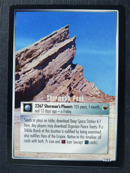 Sherman's Peak - Star Trek Card #4TZ