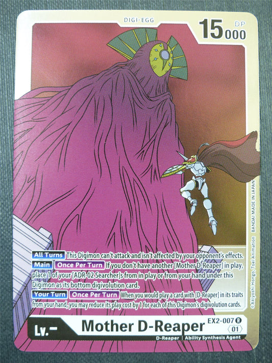 Mother D-Reaper EX2 R - Digital Hazard - Digimon Card #4JJ