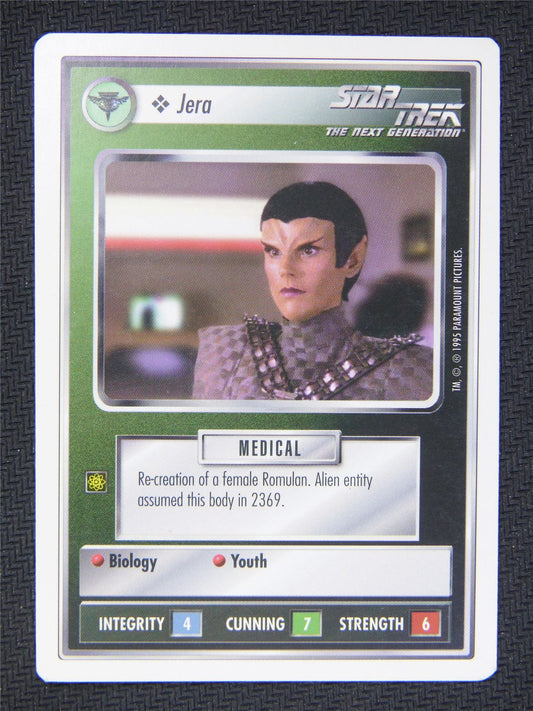 Jera White Border - Star Trek Next Gen Card  #4PG