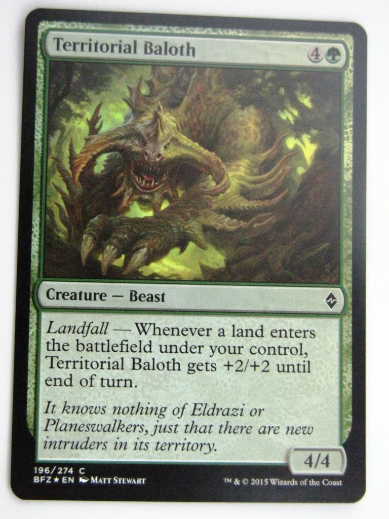 MTG Magic Cards: TERRITORIAL BALOTH FOIL # B18