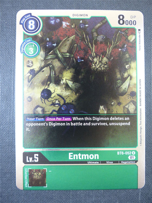 Entmon BT6-052 R - Digimon Card #1ZI