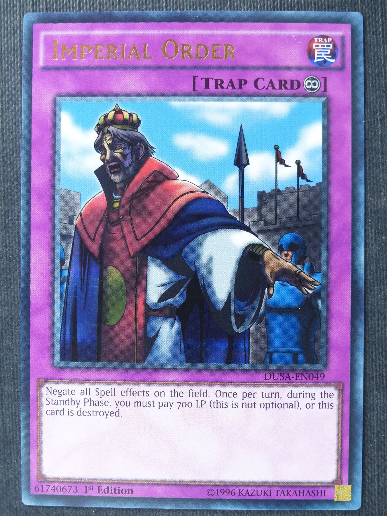 Imperial Order DUSA Ultra Rare - 1st ed - Yugioh Cards #4EQ