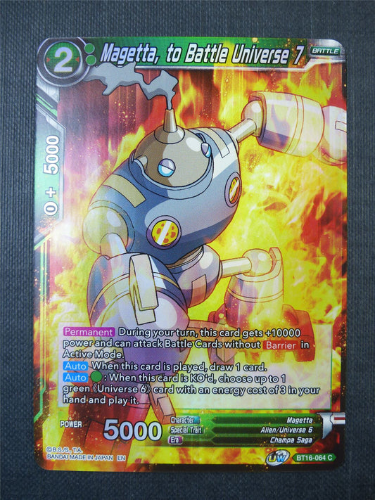 Magetta to Battle Universe 7 Foil - Dragon Ball Super Card #45