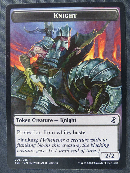 Knight Token - Mtg Card #4Q8