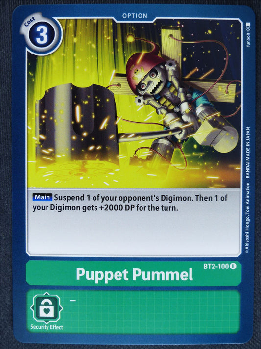 Puppet Pummel BT2-100 U - Digimon Cards #PT