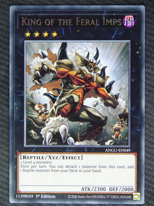 King Of The Feral Imps ANGU Rare - 1st ed - Yugioh Card #7ZP