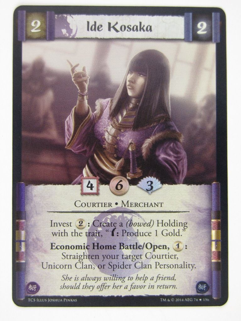 L5R Cards: The Coming Storm: IDE KOSAKA FOIL # 14F43