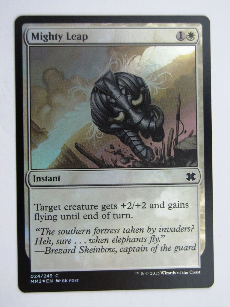 MTG MODERN MASTERS TWO FOIL: MIGHTY LEAP # 27J8