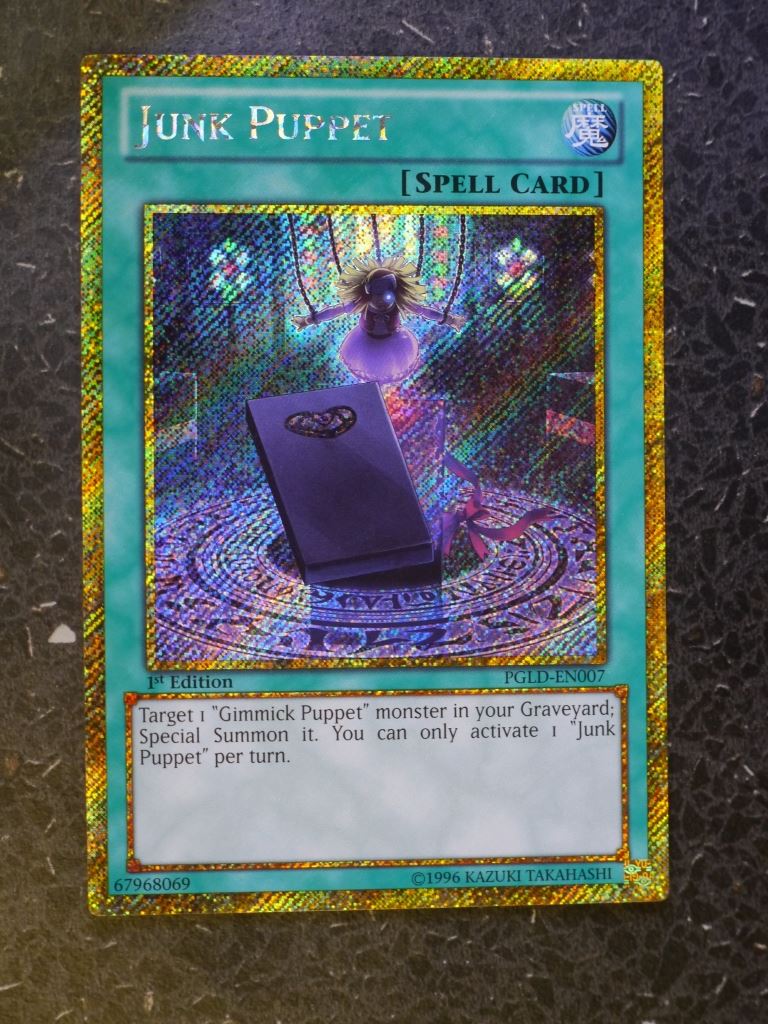 Yugioh Cards: JUNK PUPPET PGLD GOLD RARE # 3C94