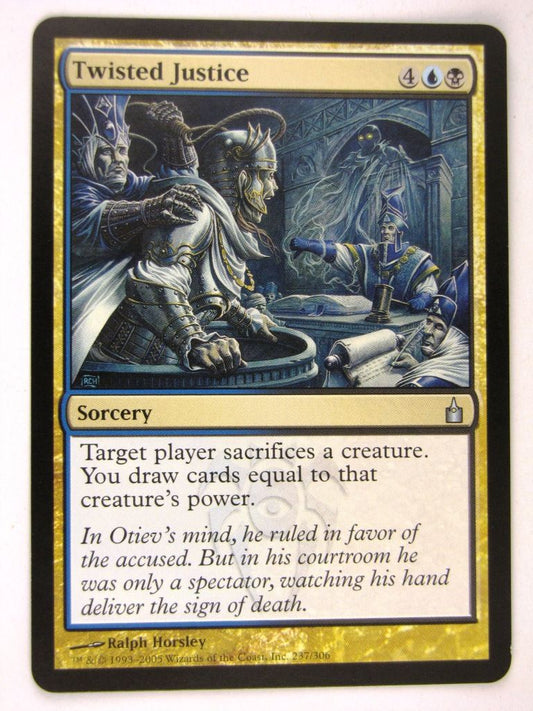 MTG Magic: the Gathering Cards: TWISTED JUSTICE: RAV