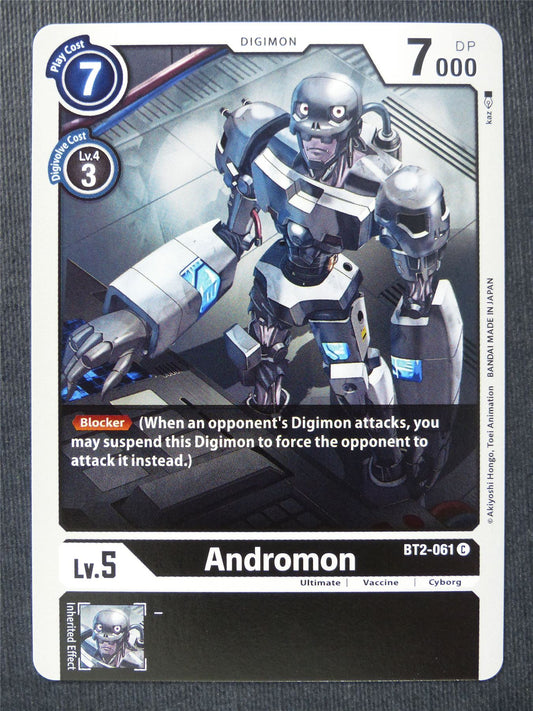 Andromon BT2-061 C - Digimon Cards #SI