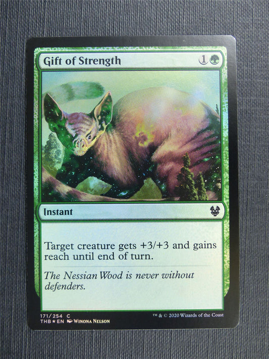 Gift of Strength Foil - Theros Collector Ed - Mtg Magic Cards #3NJ