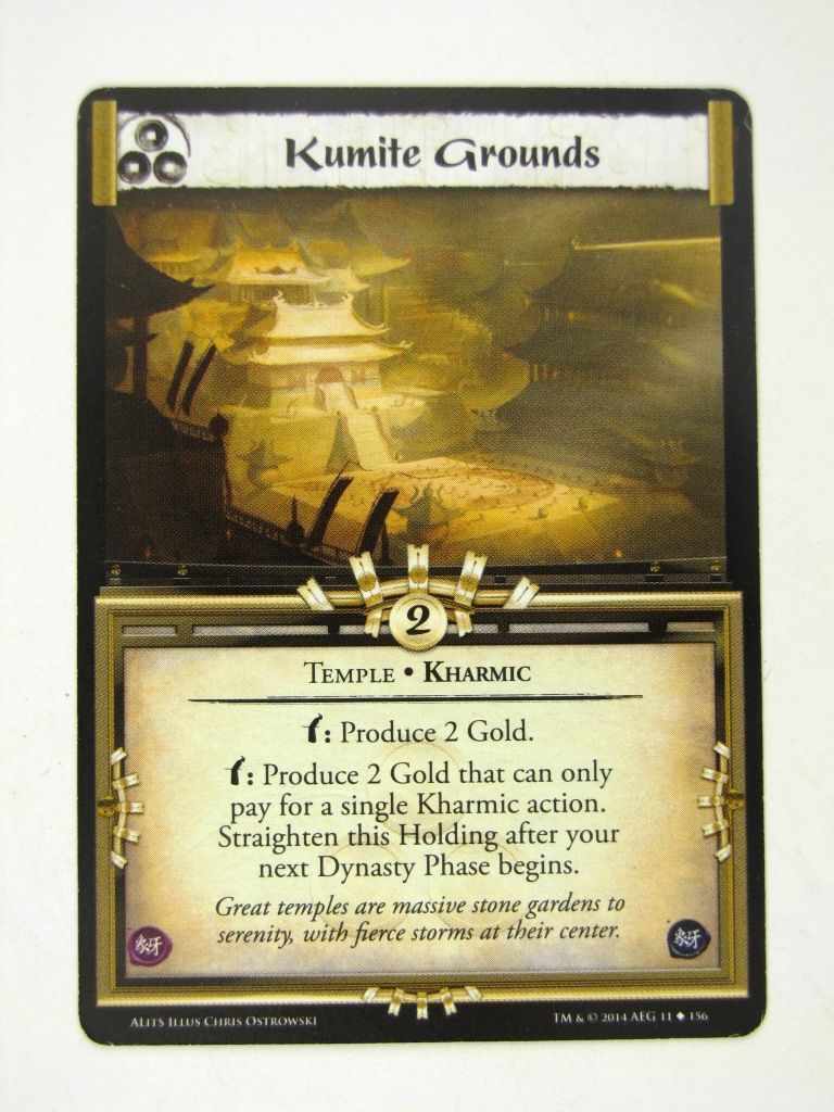 L5R Cards: A Line in the Sands: KUMITE GROUNDS # 14H34