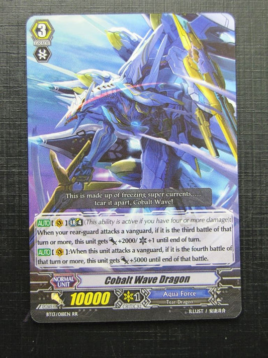 Vanguard Cards: COBALT WAVE DRAGON BT13 RR # 29C66