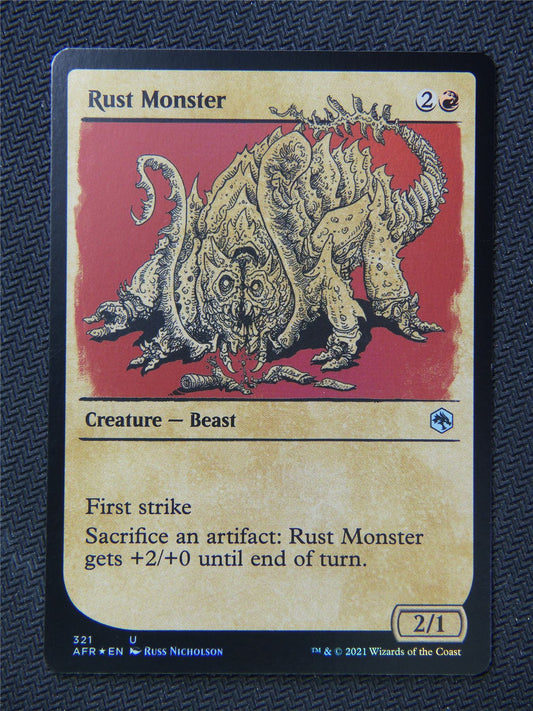 Rust Monster Foil Rulebook Art - Mtg Forgotten Realms #1H4