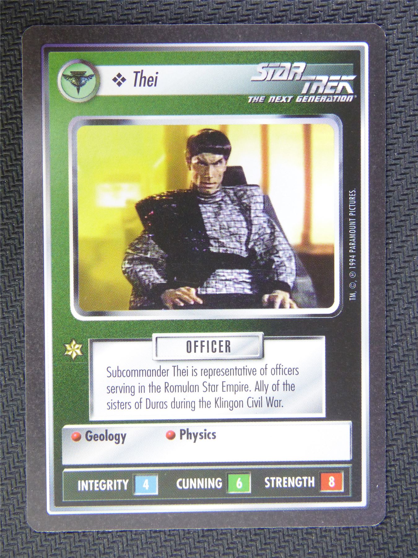 Thei Black Border - Star Trek CCG Next Gen #4ZM