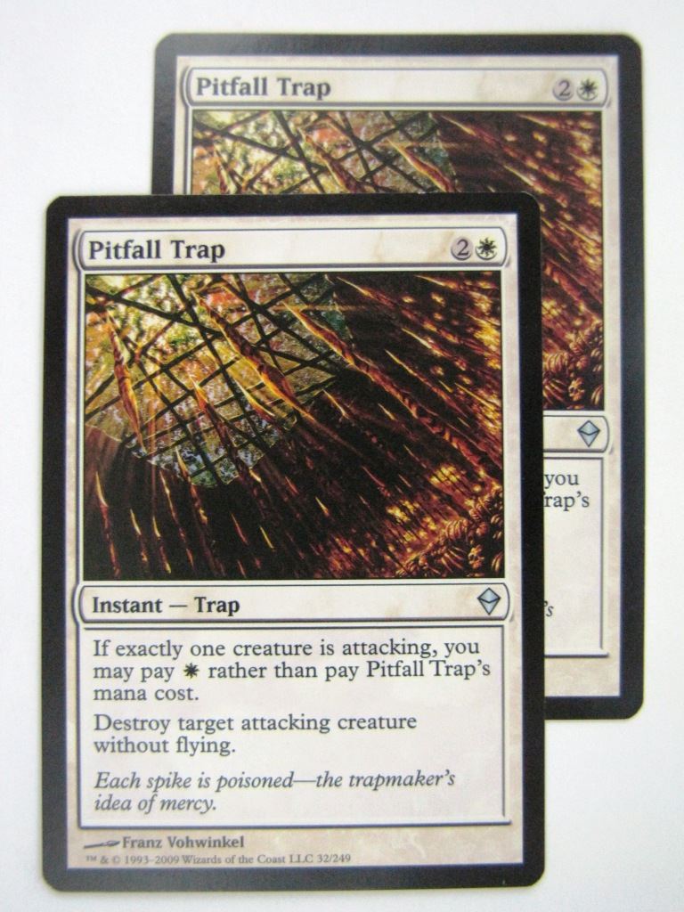 MTG Magic Cards: PITFALL TRAP x2 # 8E17